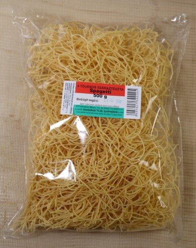 4 tojásos spagetti csomagolás