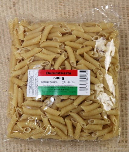 Durum penne csomagolás