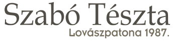 Szabó Tészta – Lovászpatona 1987